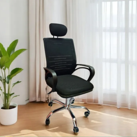 (EX-OF-128) Cool 7k Mesh chair with headrest for office to home